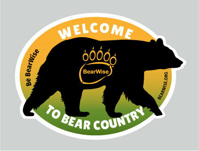 Welcome to Bear Country Sticker