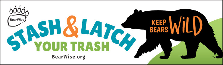 Stash & Latch Your Trash stickers, Choose a size:: Narrow (10.25 x 3)