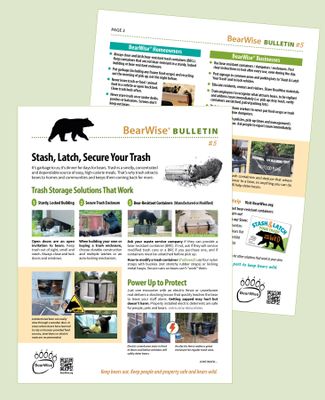 Stash, Latch, Secure Your Trash (BearWise Bulletin #5)