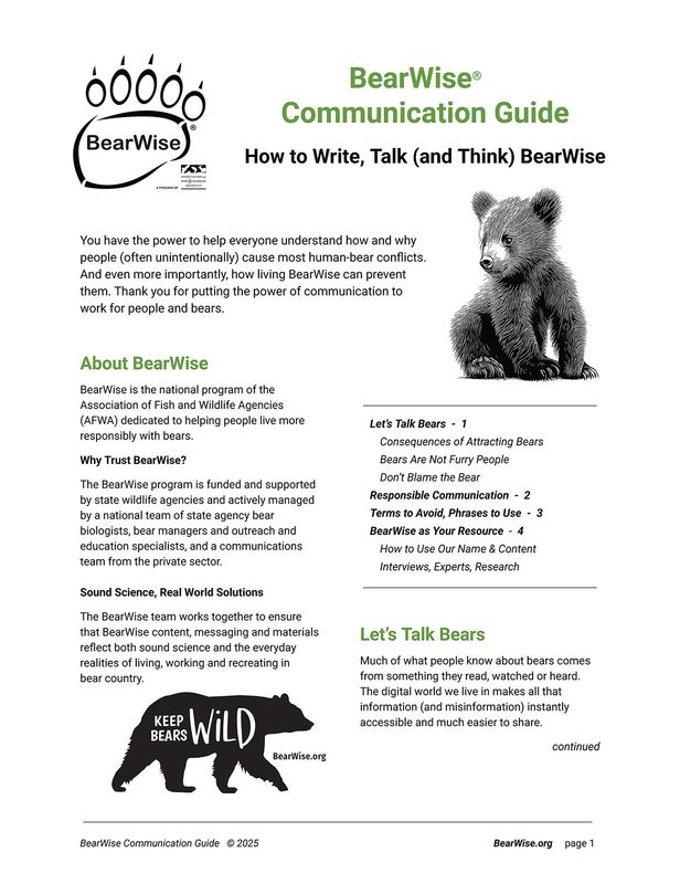 BearWise Communication Guide