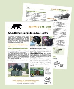 BearWise Bulletin 4: Action Plan for Communities in Bear Country