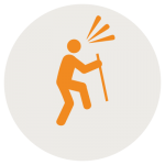 solo hiking icon